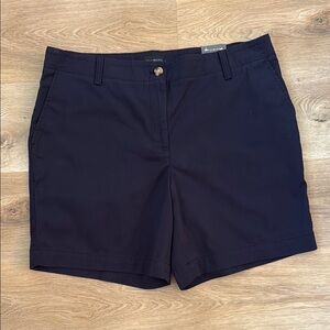 Talbots Navy Classic Chino Women’s Shorts NWT